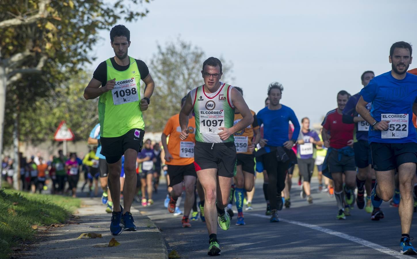 Desde Santurtzi a Bilbao con objetivos solidarios