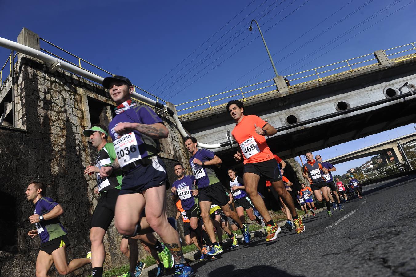 Desde Santurtzi a Bilbao con objetivos solidarios