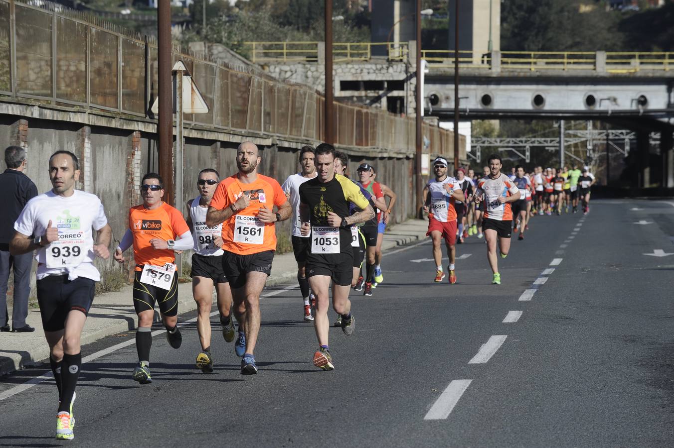 Desde Santurtzi a Bilbao con objetivos solidarios