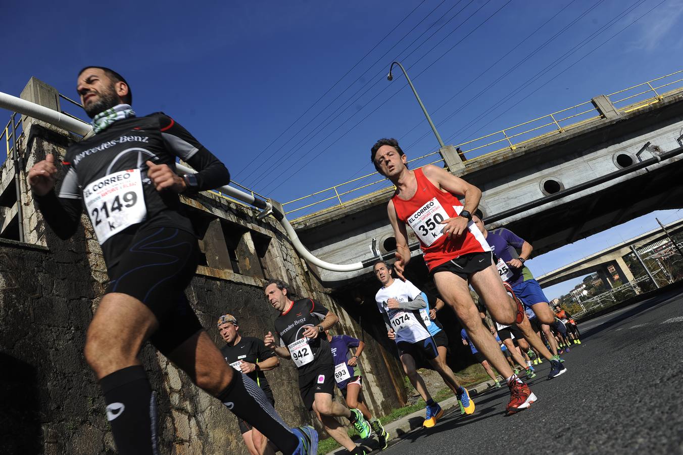 Desde Santurtzi a Bilbao con objetivos solidarios