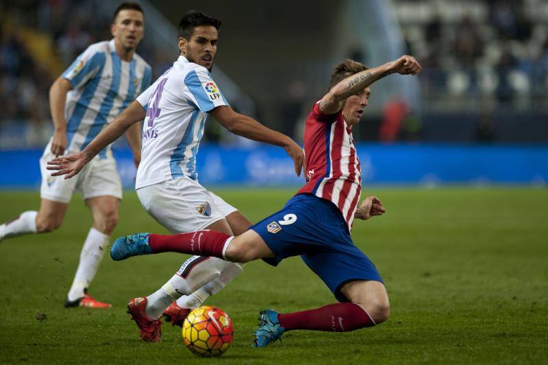 Las mejores imágenes del Málaga-Atlético