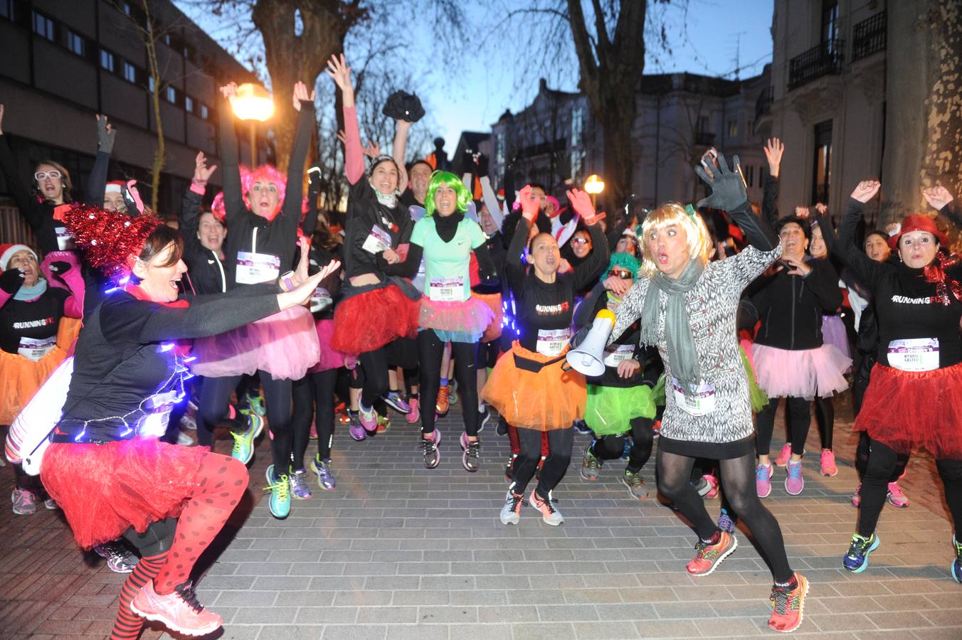 Calentamiento para la San Silvestre de Vitoria 2015