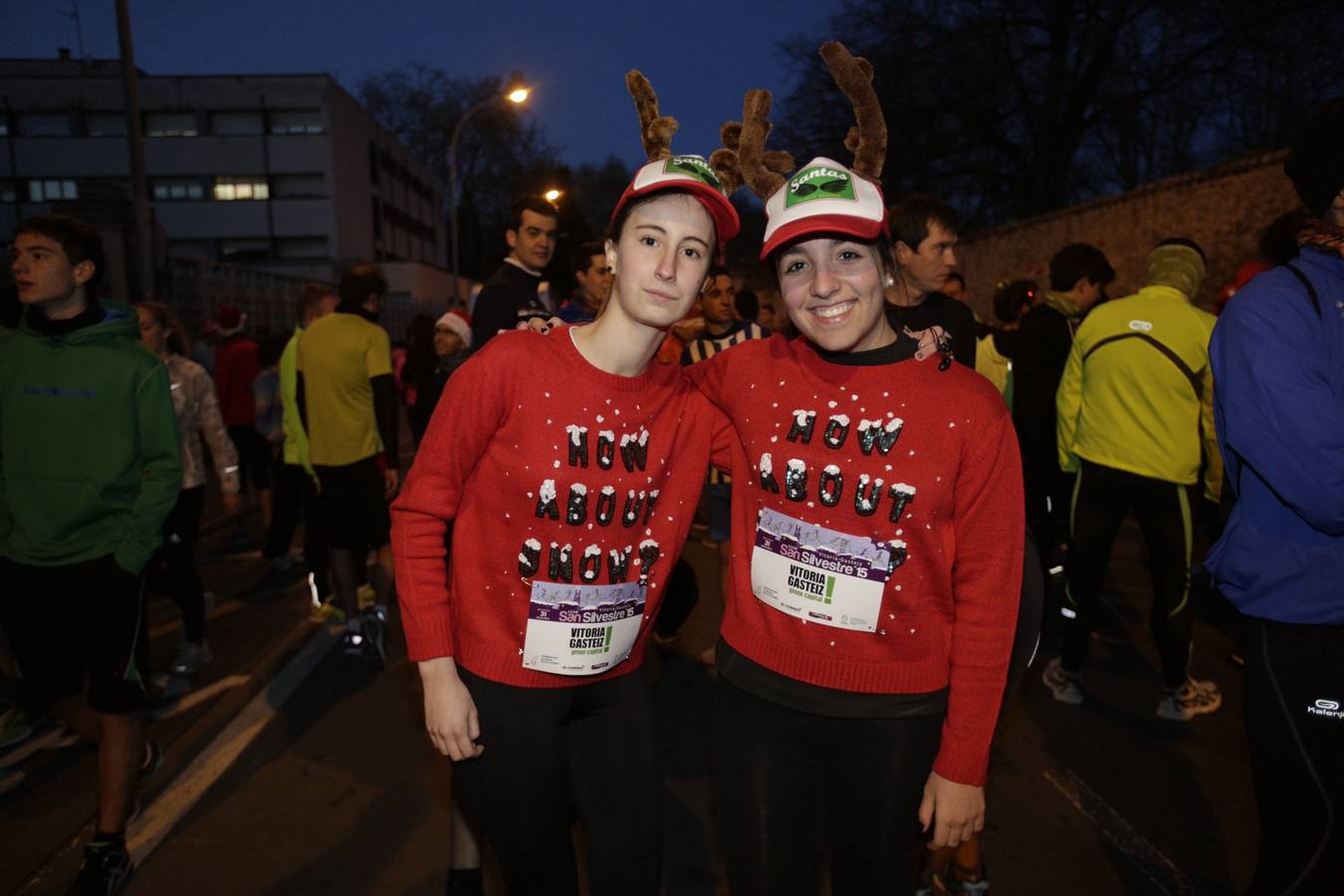 Calentamiento para la San Silvestre de Vitoria 2015
