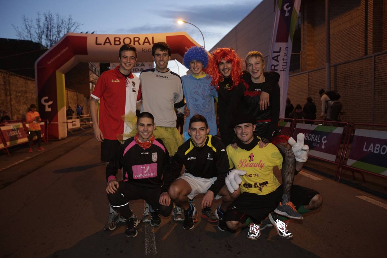 Calentamiento para la San Silvestre de Vitoria 2015