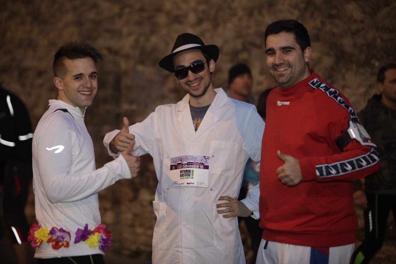 Calentamiento para la San Silvestre de Vitoria 2015