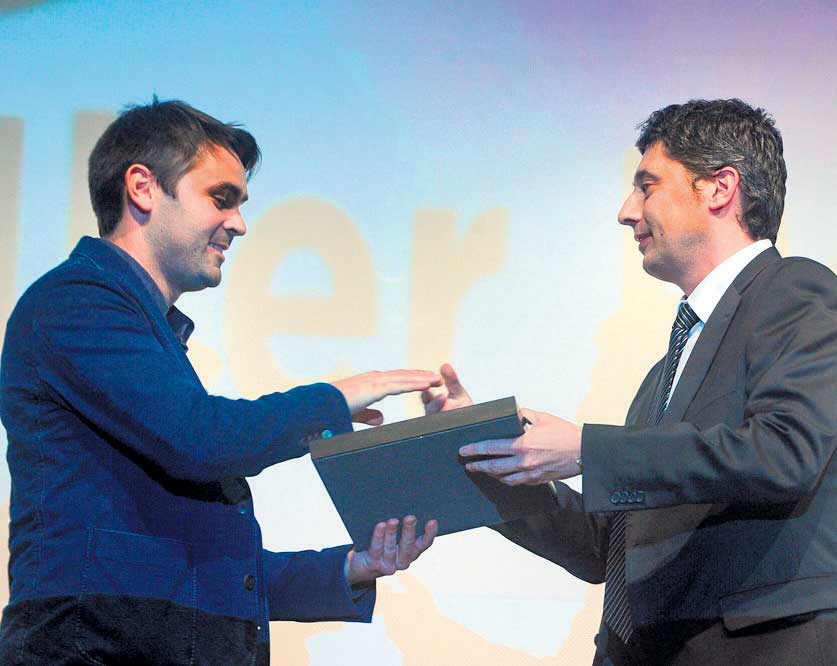 Goren Aguirre, amigo de Iker Romero, y Robert Basic.