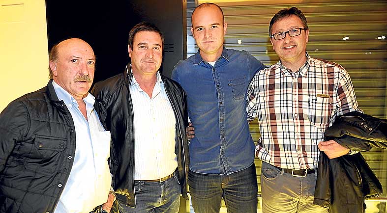 Ricardo Altube, Juan Carlos García, Jorge Vidarte e Inaxio Errandonea.