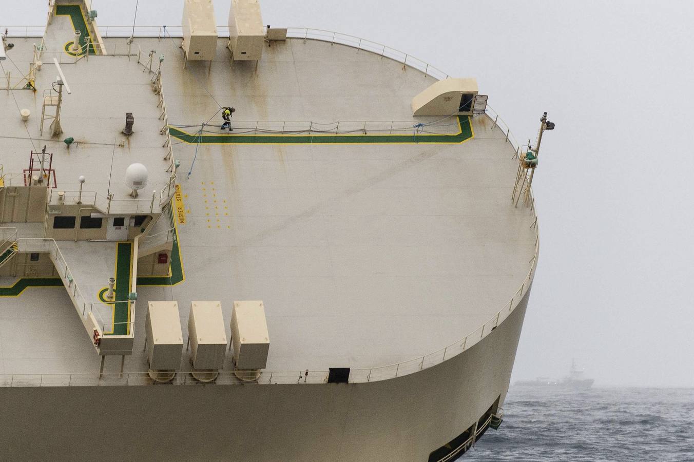 Así se está remolcando el carguero &#039;Modern Express&#039; hasta Bilbao