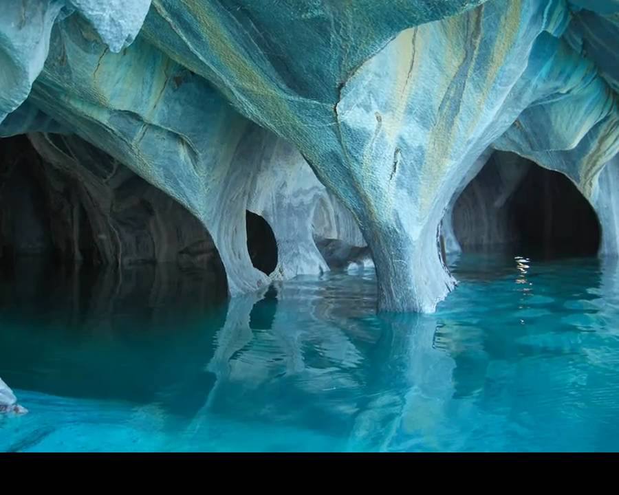 Las cavernas de mármol.