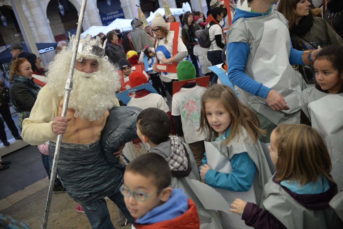 Los niños se apoderan del Carnaval en Bilbao
