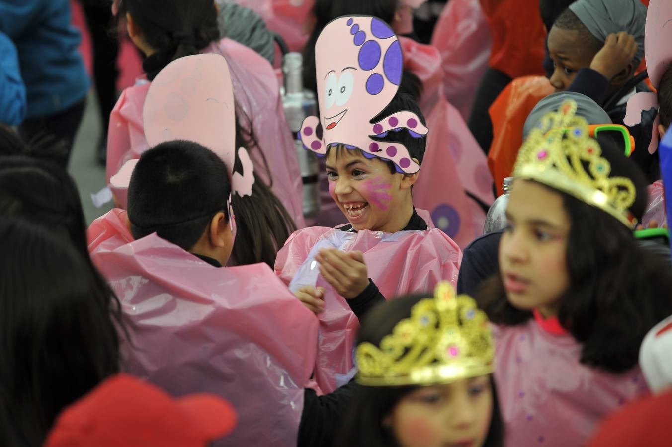 Los niños se apoderan del Carnaval en Bilbao