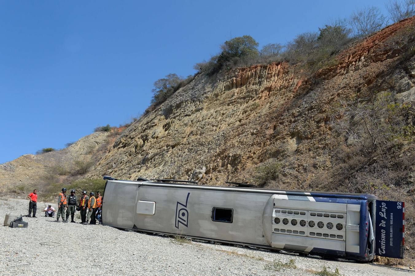 Así quedó el autobús del Huracán tras el brutal accidente