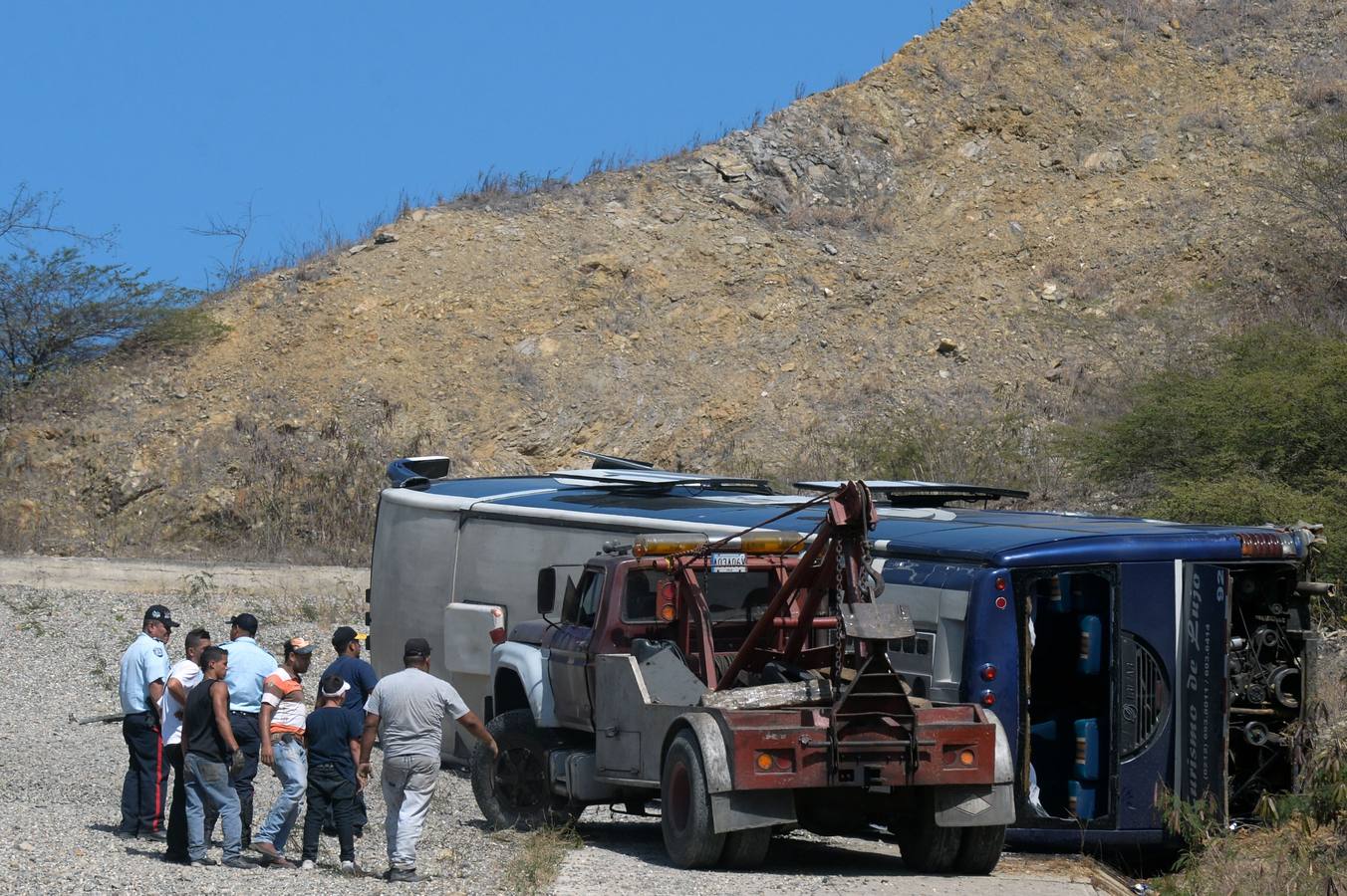 Así quedó el autobús del Huracán tras el brutal accidente