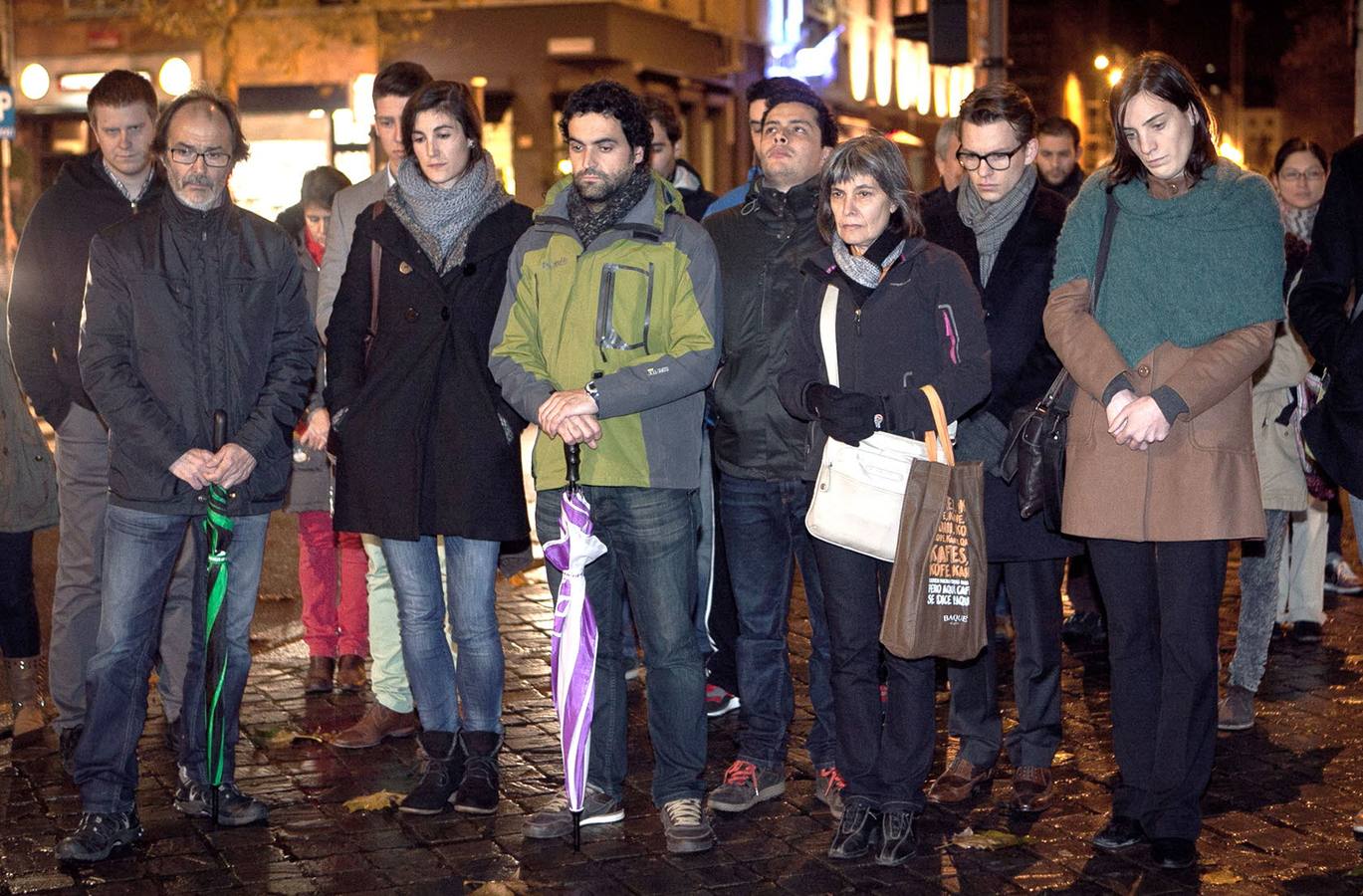 Los padres de Hodei se trasladan a Amberes tras cumplirse un mes de la desaparición y realizan una masiva concentración.