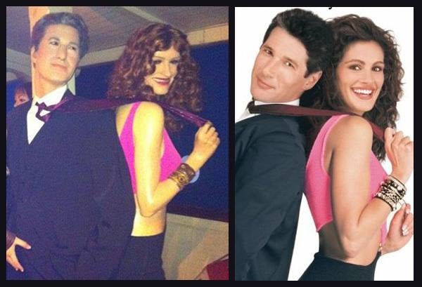 Los actores Richard Gere y Julia Roberts, cuando rodaron la película 'Pretty Woman'.