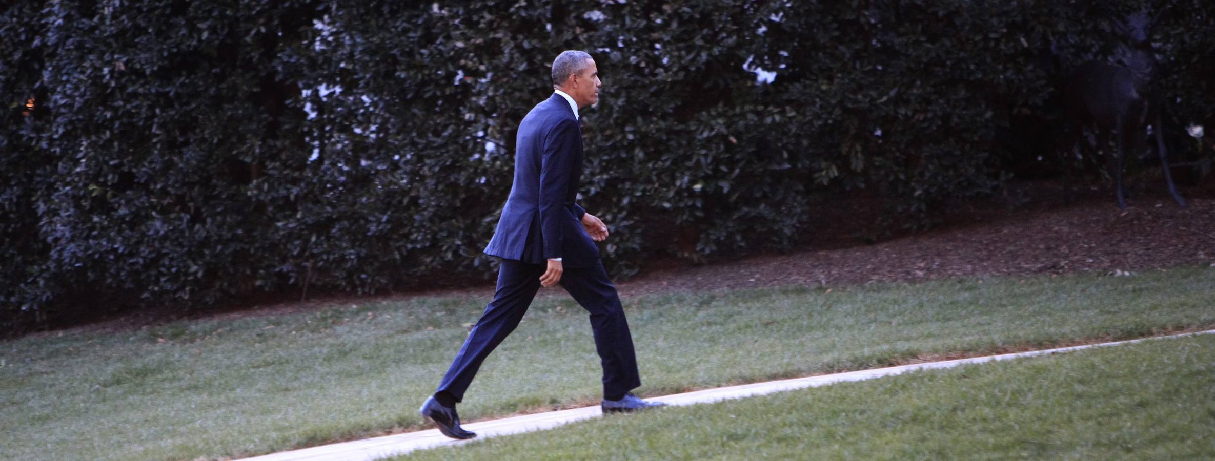 Reunión de Obama con el cuerpo de los Marines en Washington