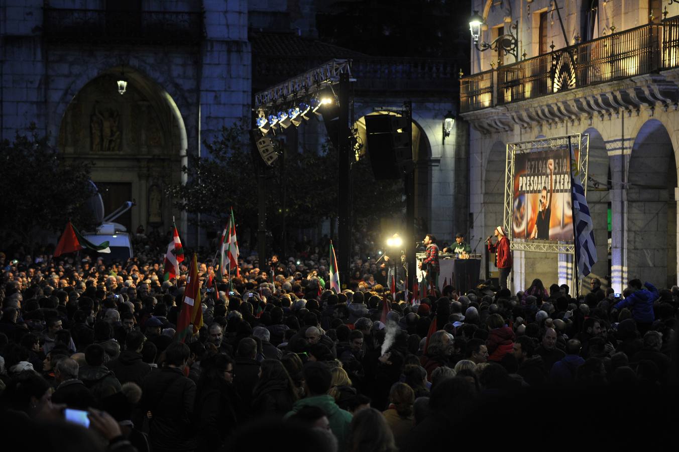 Homenaje a Otegi en Elgoibar