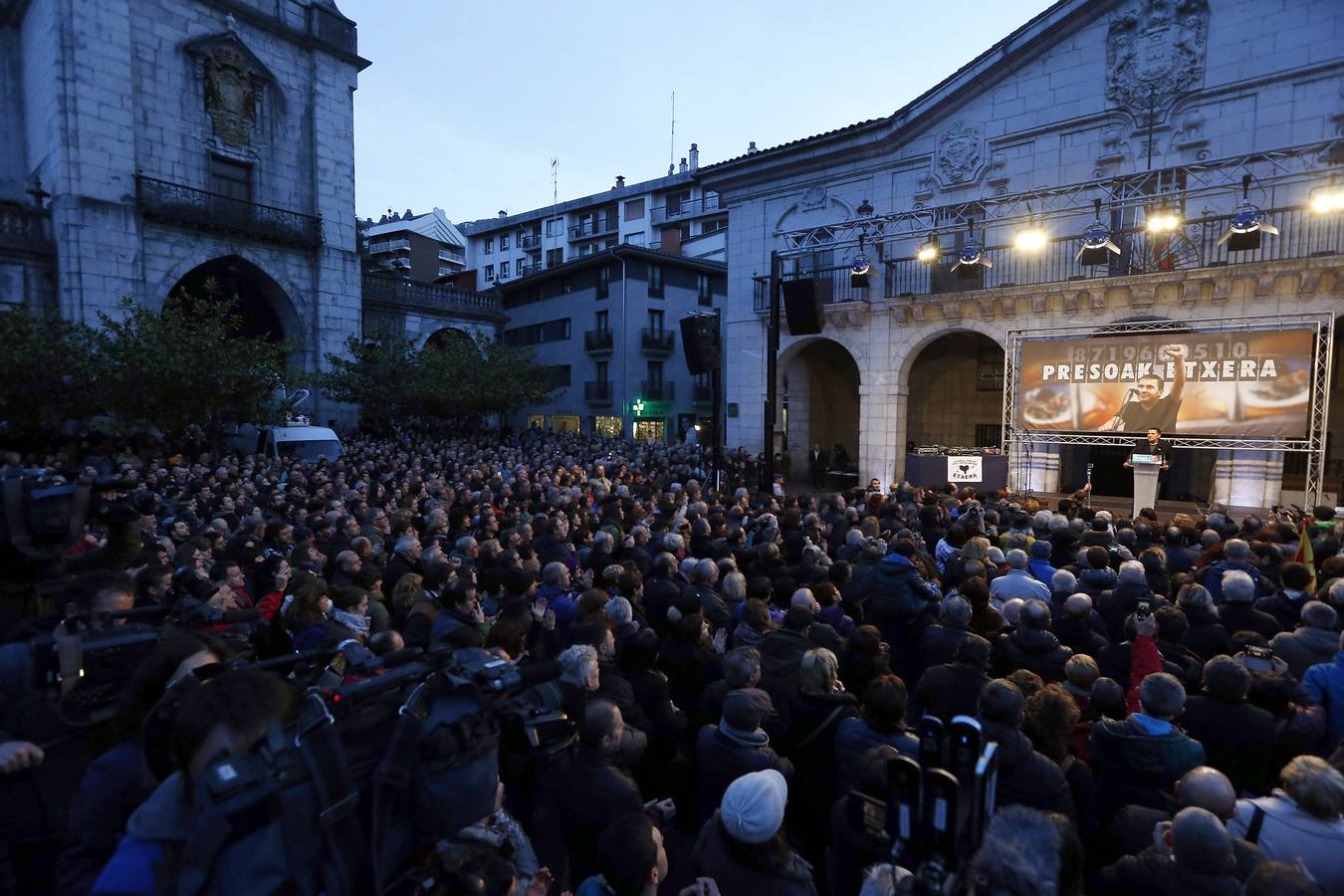 Homenaje a Otegi en Elgoibar