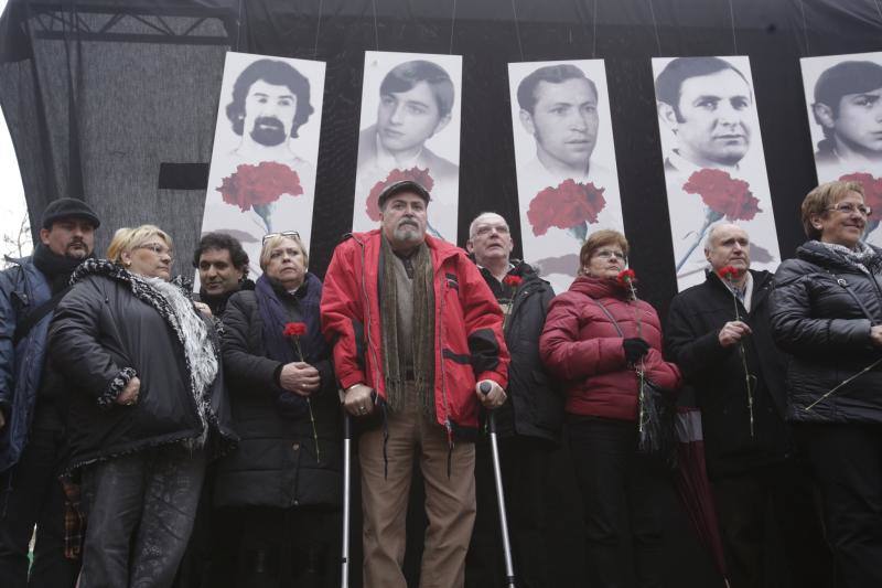 Homenaje a las víctimas del Tres de Marzo en Zaramaga