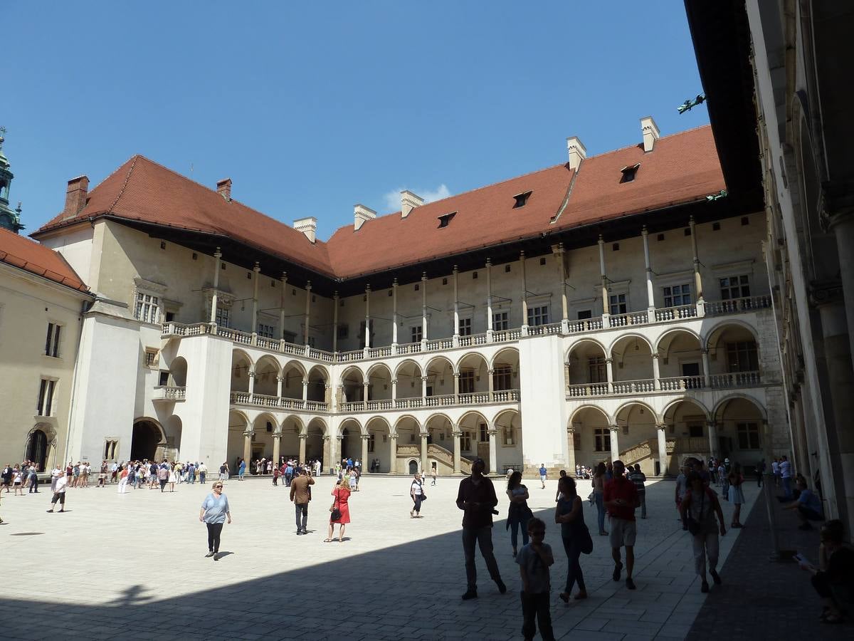 Patio del palacio de Wavel.