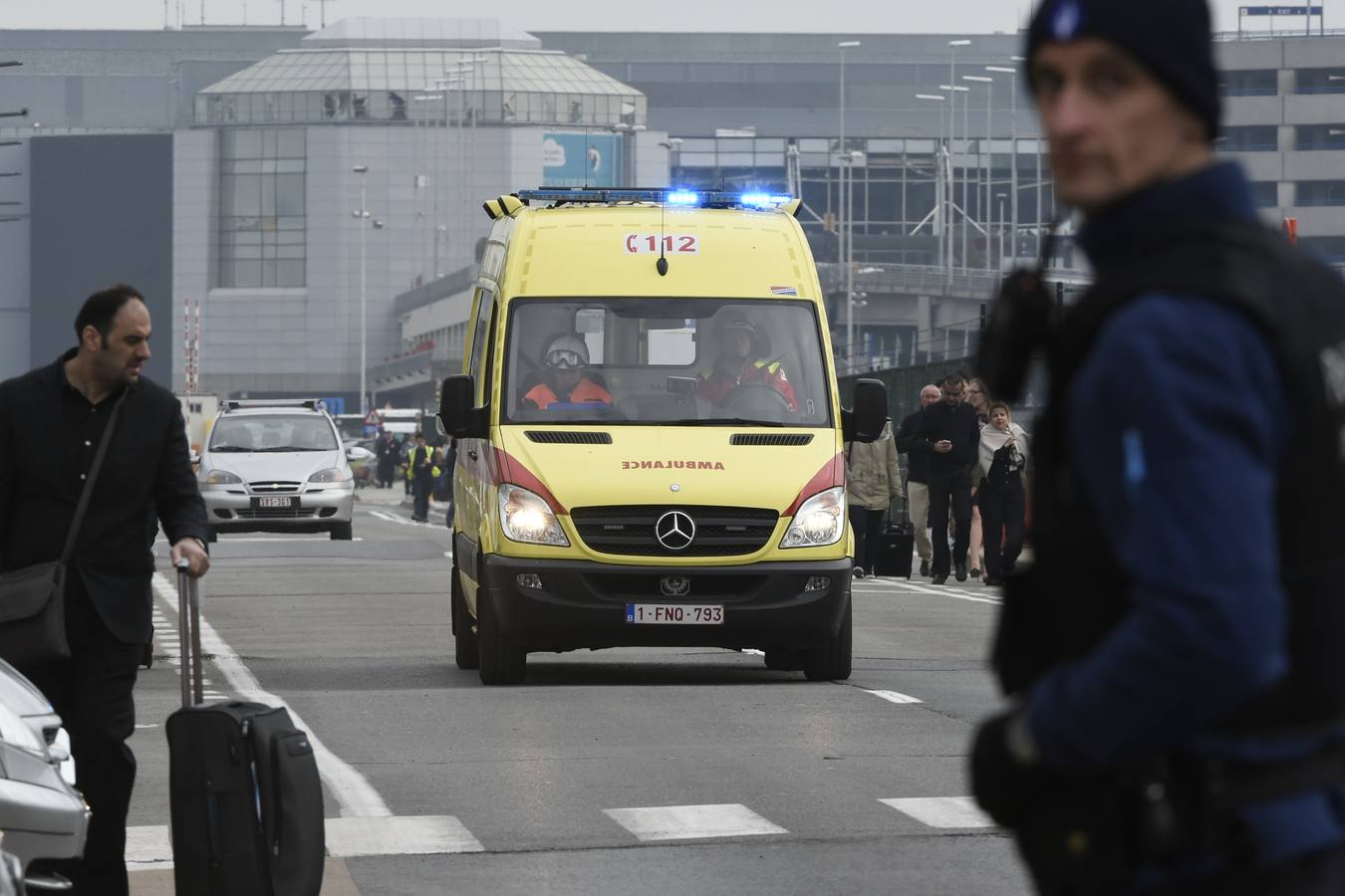 Imágenes de las explosiones en el aeropuerto de Bruselas