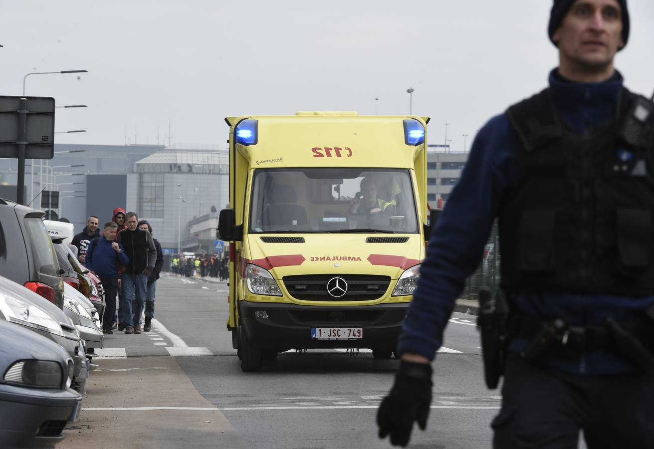 Imágenes de las explosiones en el aeropuerto de Bruselas