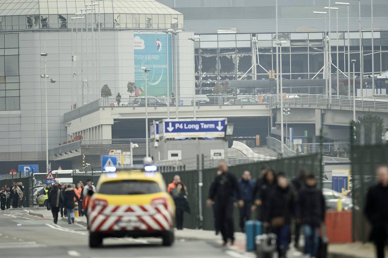 Imágenes de las explosiones en el aeropuerto de Bruselas