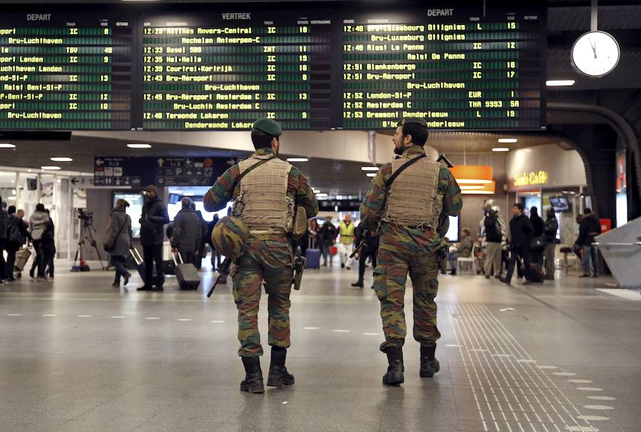 Imágenes de las explosiones en el aeropuerto de Bruselas