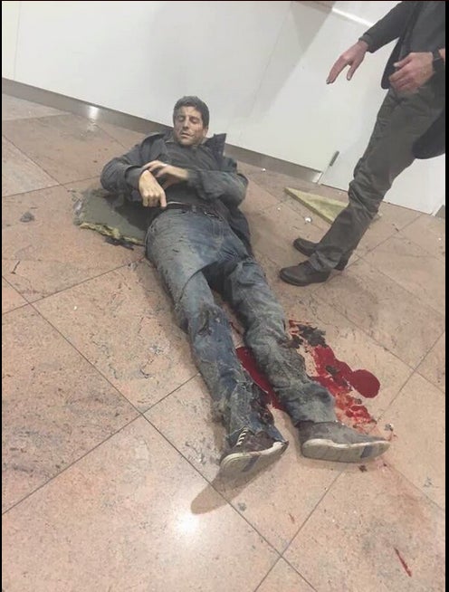 Un herido en el aeropuerto de Bruselas.