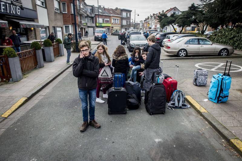 Bélgica, aislada por tierra y aire