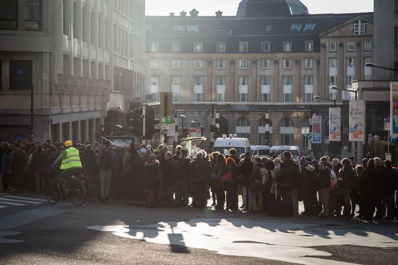 Actos en Bruselas en repulsa por los atentados