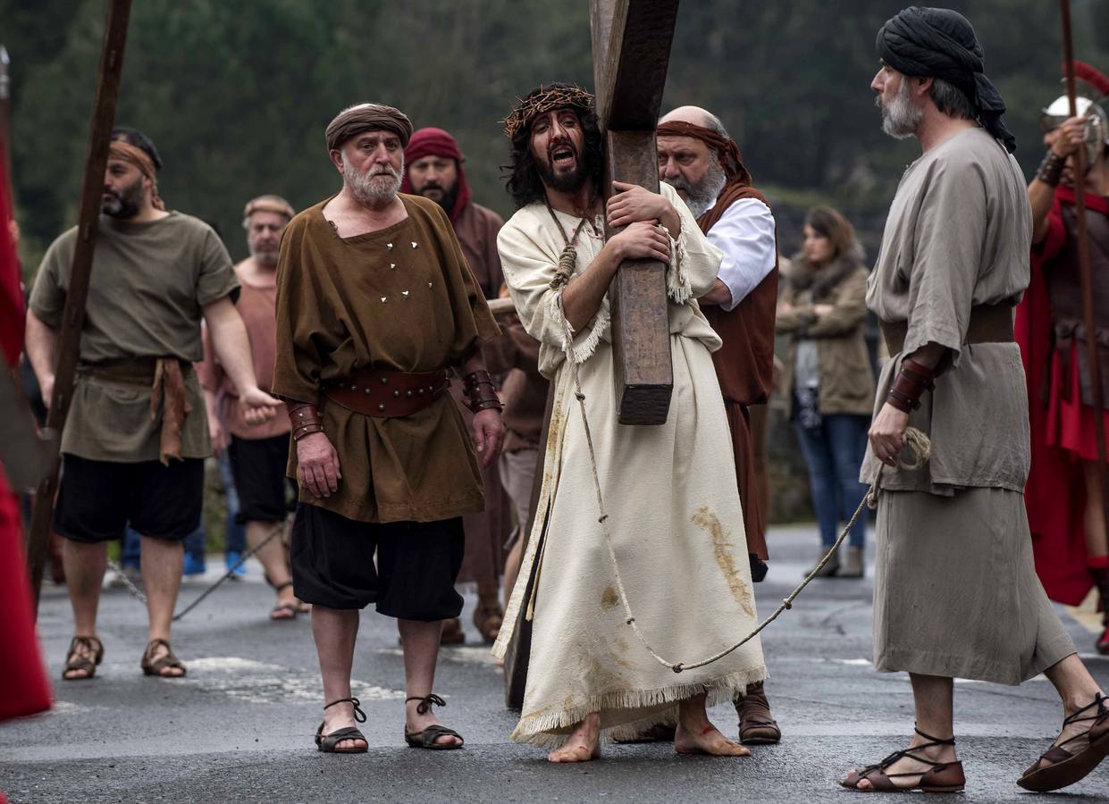 El Vía Crucis viviente en Balmaseda