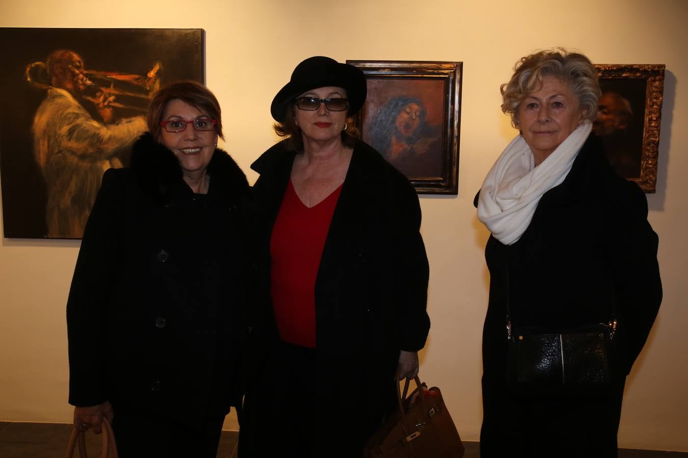 Marije Villaverde, María José Olivencia y Nieves Bilbao.