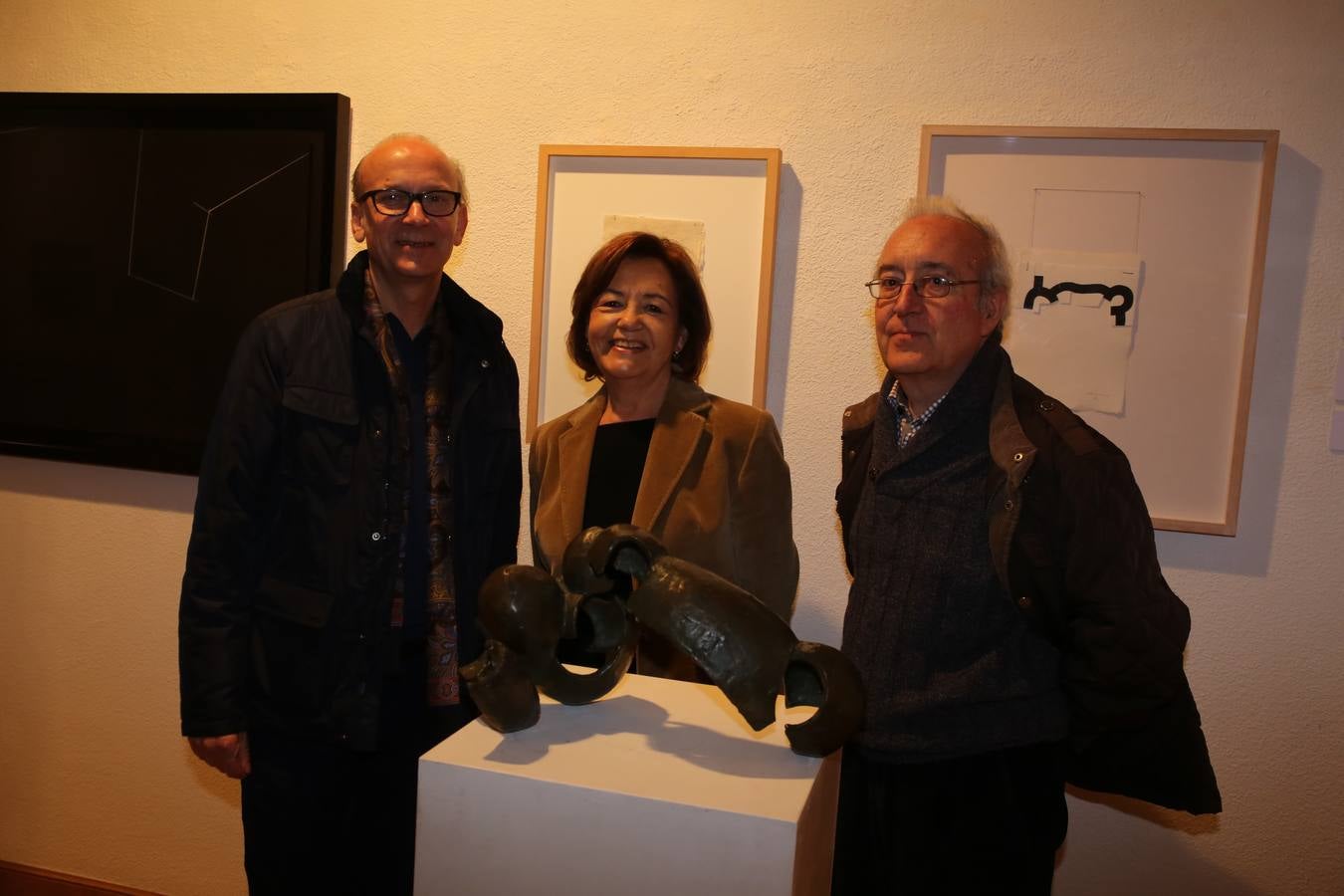 Michel Mejuto, María José Darriba y Alberto Ipiña.