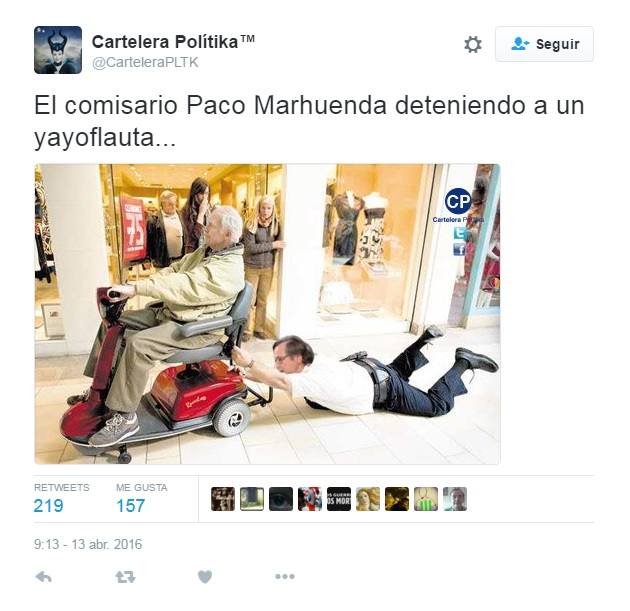 El &#039;comisario&#039; Marhuenda, en memes