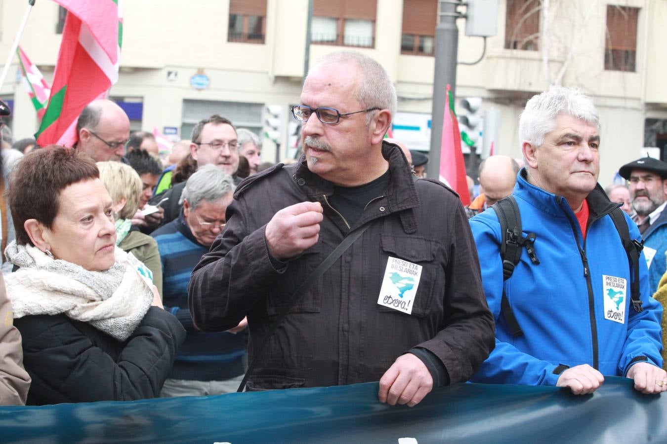 Manifestación en favor de los presos de ETA en Bilbao