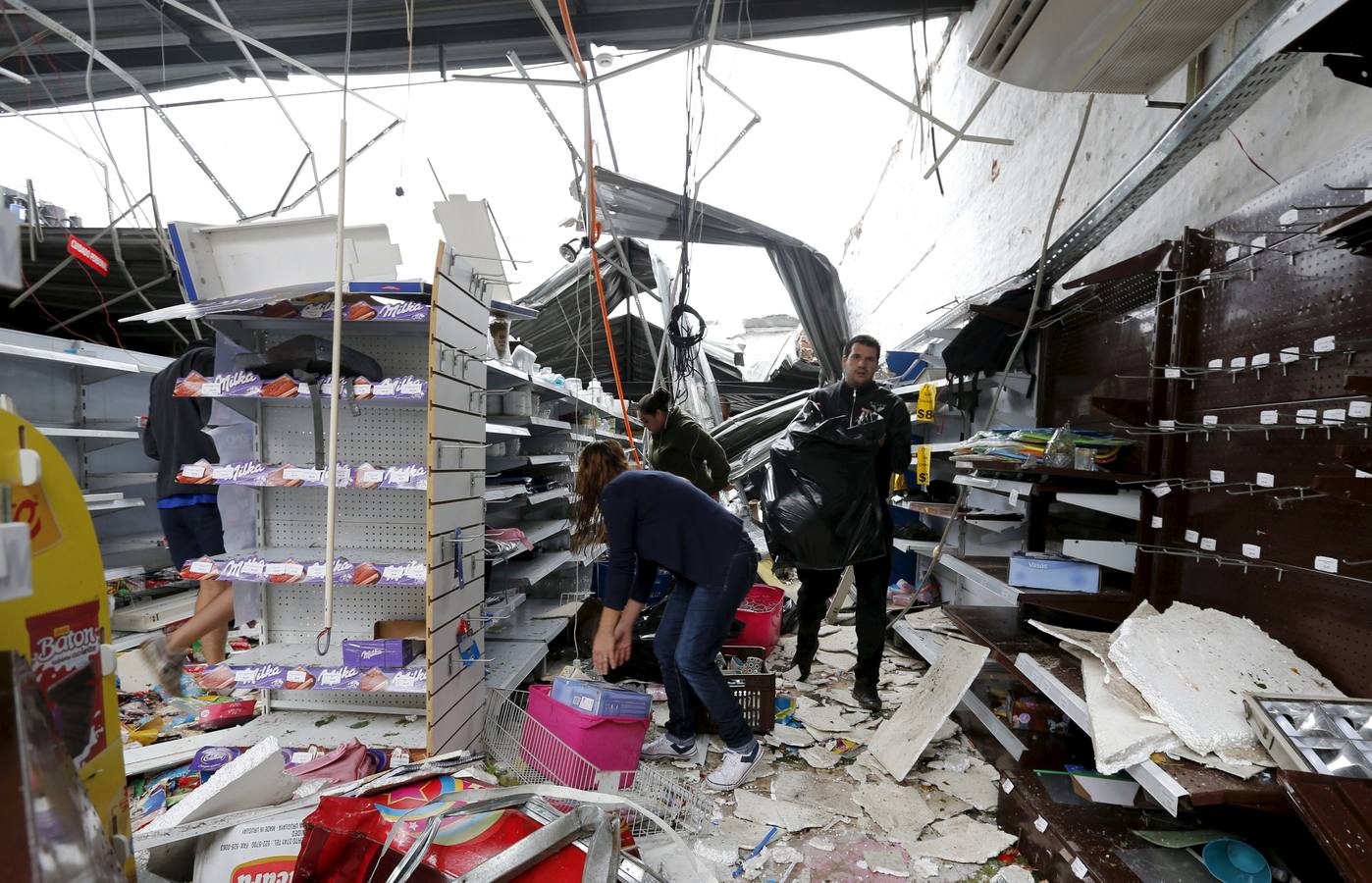 Dolores (Uruguay) tras el tornado: «Es una zona de guerra»