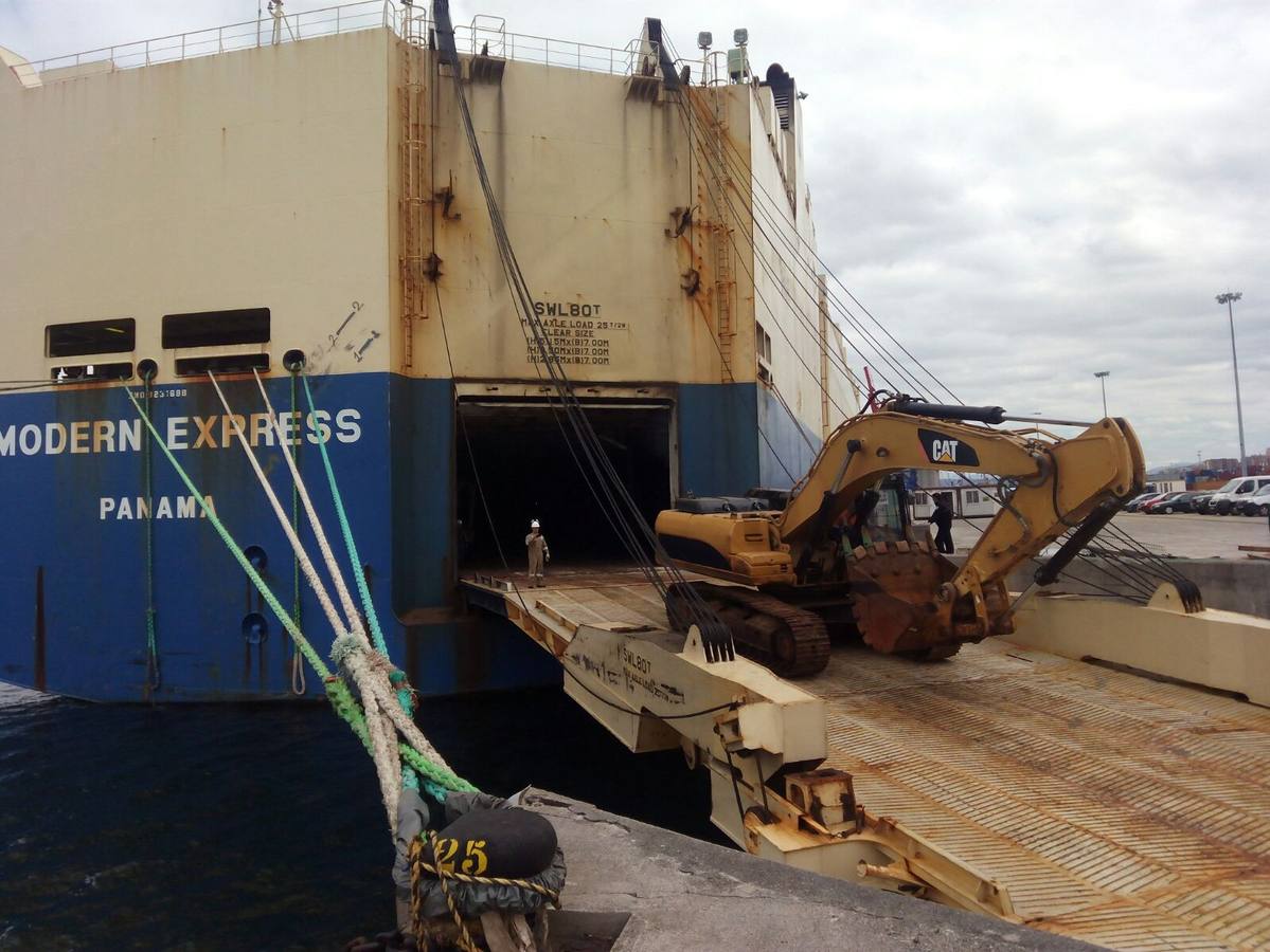 Primeras imágenes del interior del carguero &#039;Modern Express&#039;