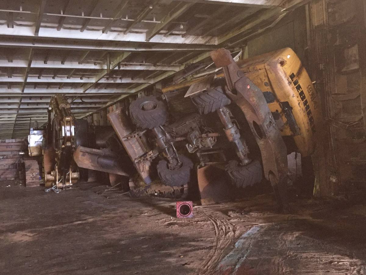 Primeras imágenes del interior del carguero &#039;Modern Express&#039;