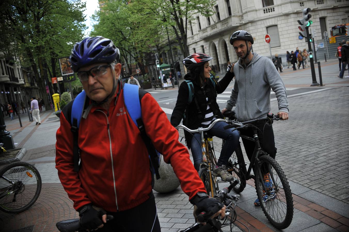 Demandan un carril bici en la Margen Derecha que conecte a los vecinos con Bilbao