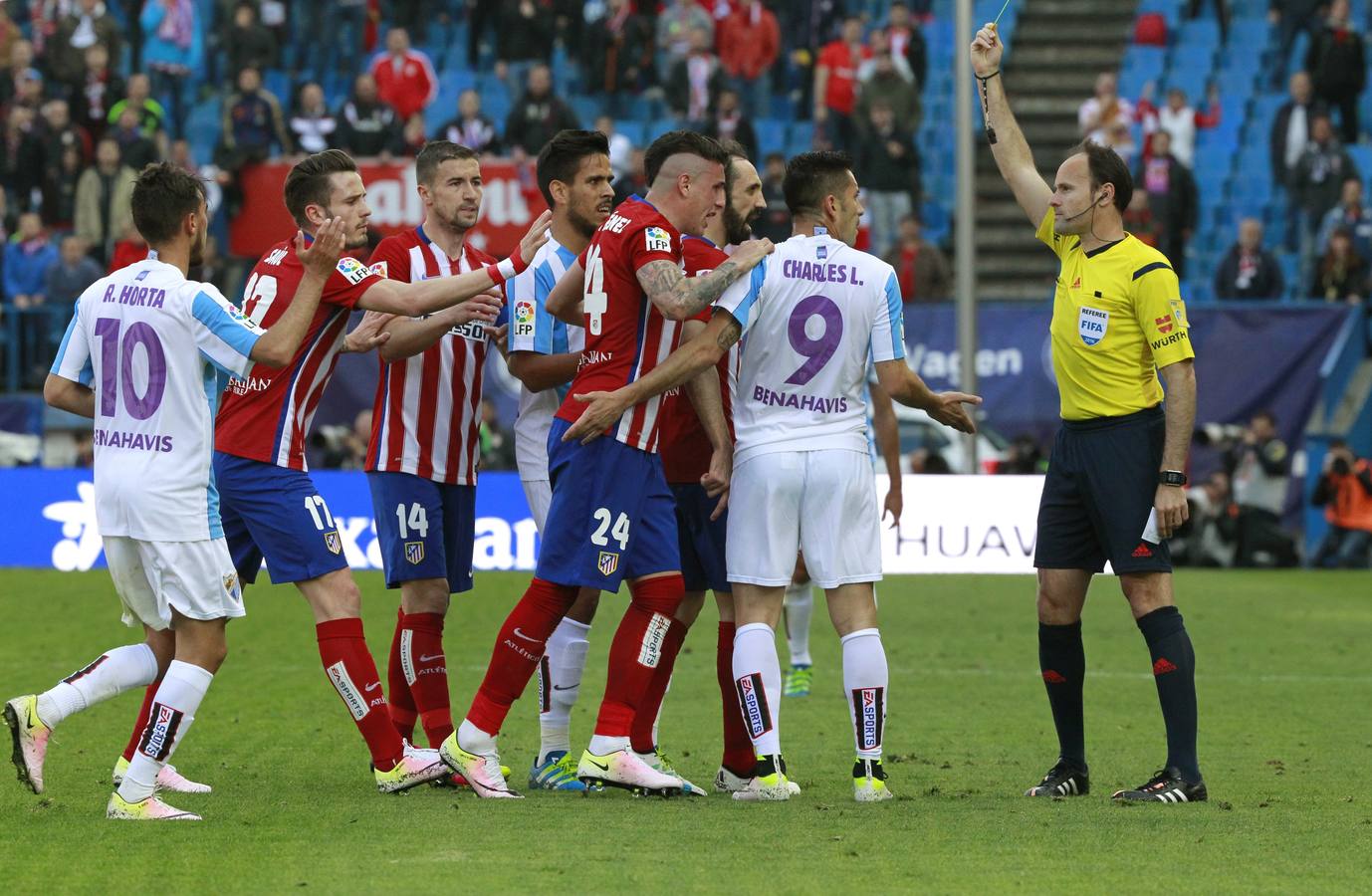 El Atlético - Málaga en imágenes