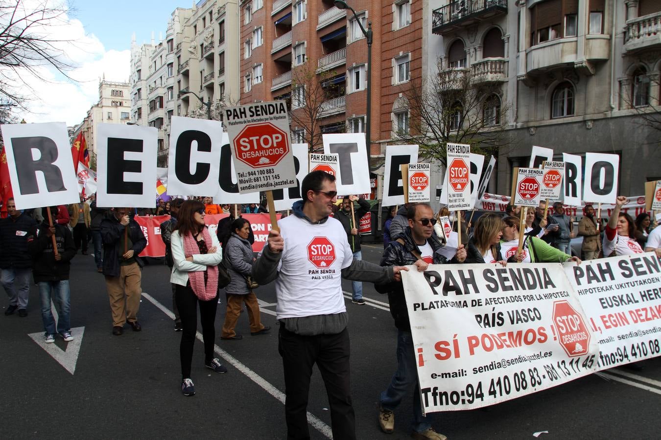 Los sindicatos vascos salen a la calle el 1 de mayo