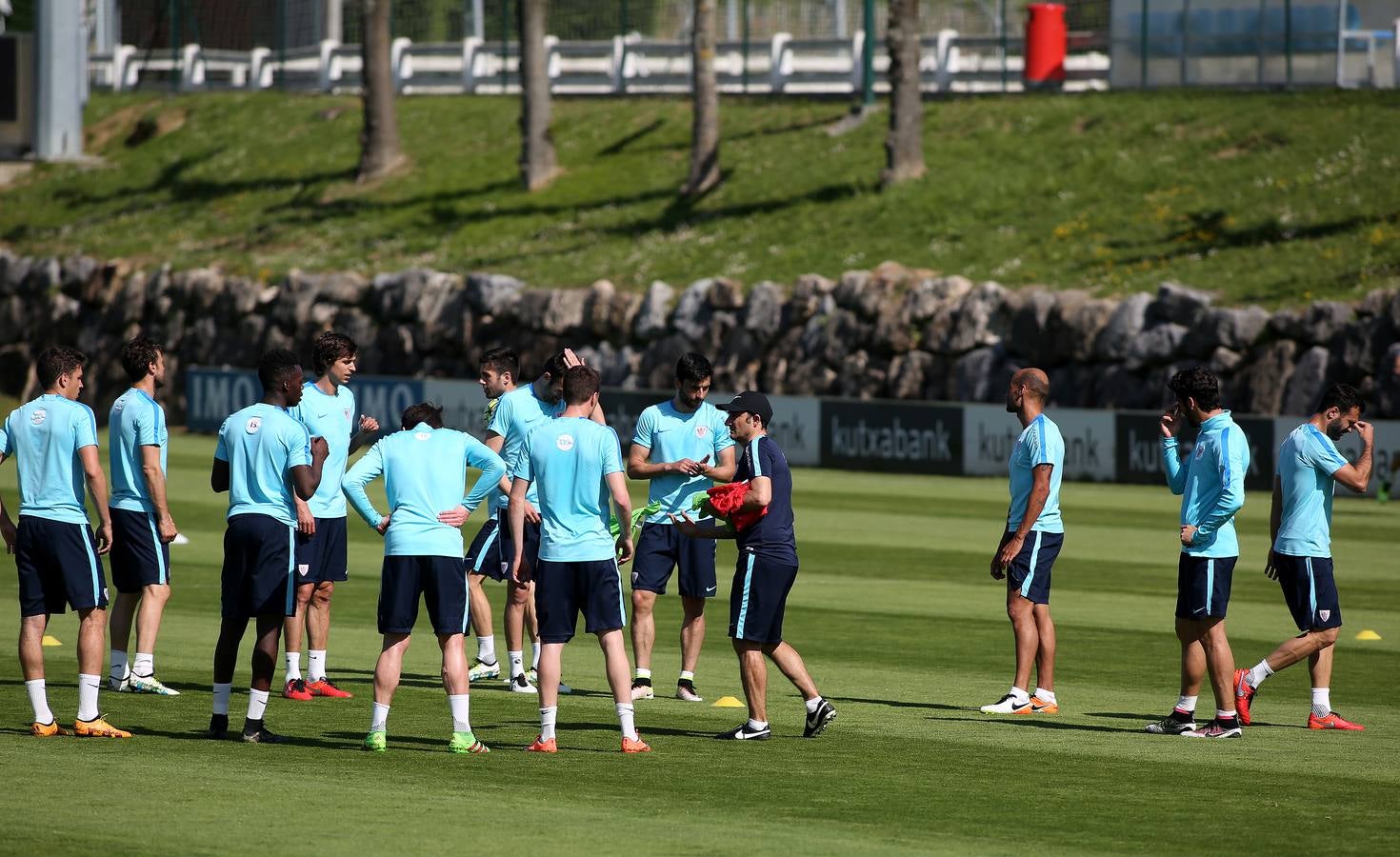 Entrenamiento del Athletic de esta mañana