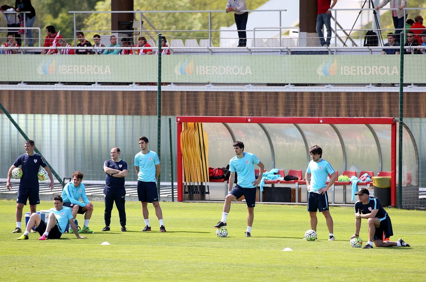 Entrenamiento del Athletic de esta mañana
