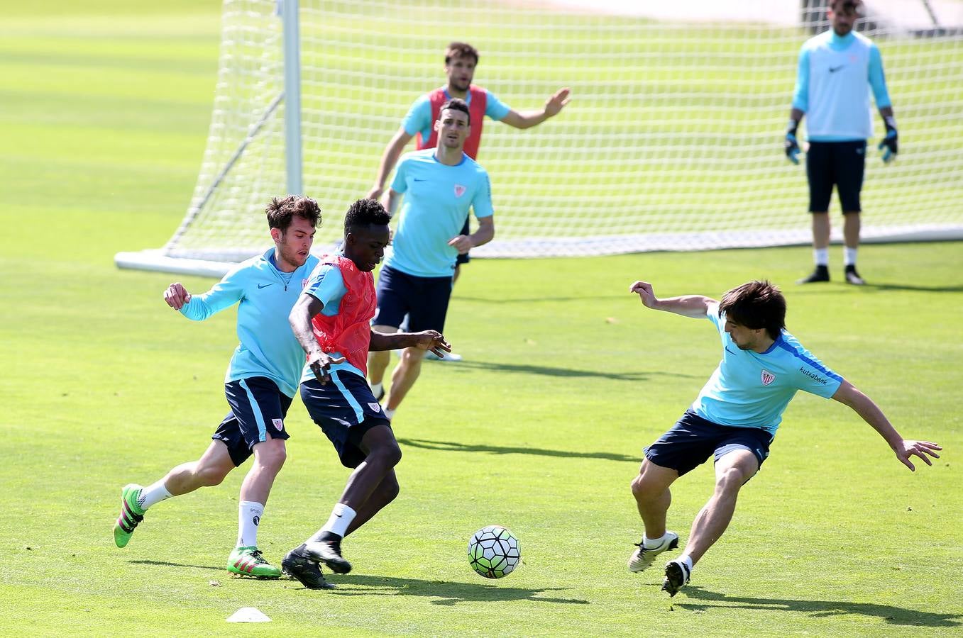 Entrenamiento del Athletic de esta mañana