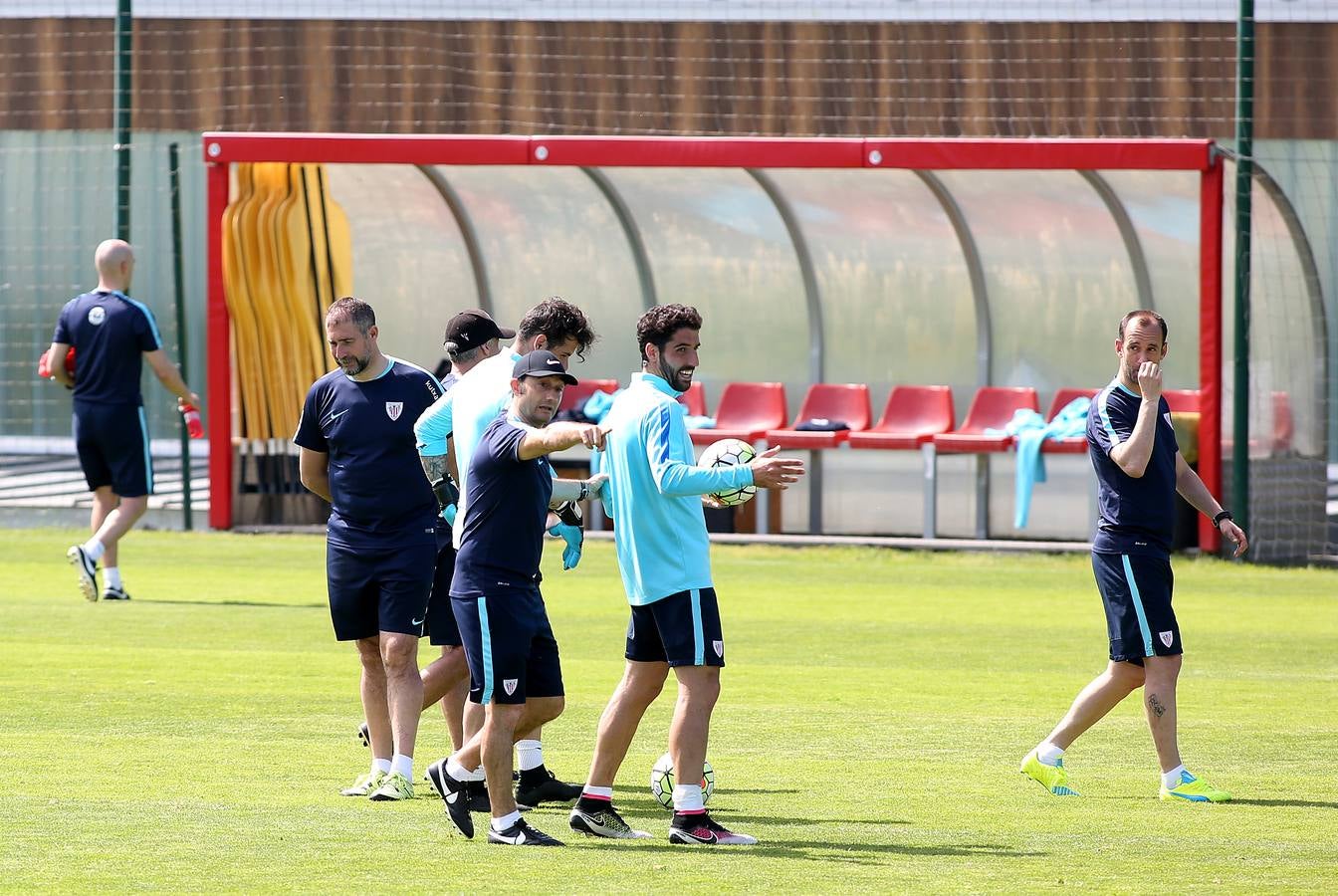 Entrenamiento del Athletic de esta mañana