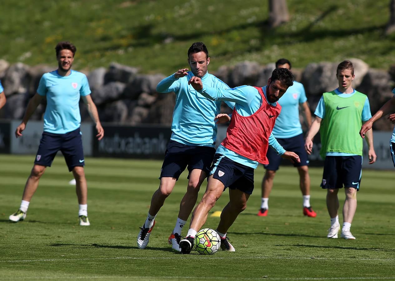 Entrenamiento del Athletic de esta mañana