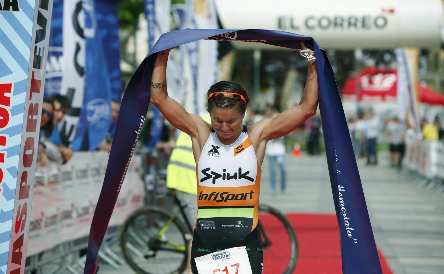 Virginia Berasategui vuelve al triatlón en Bermeo