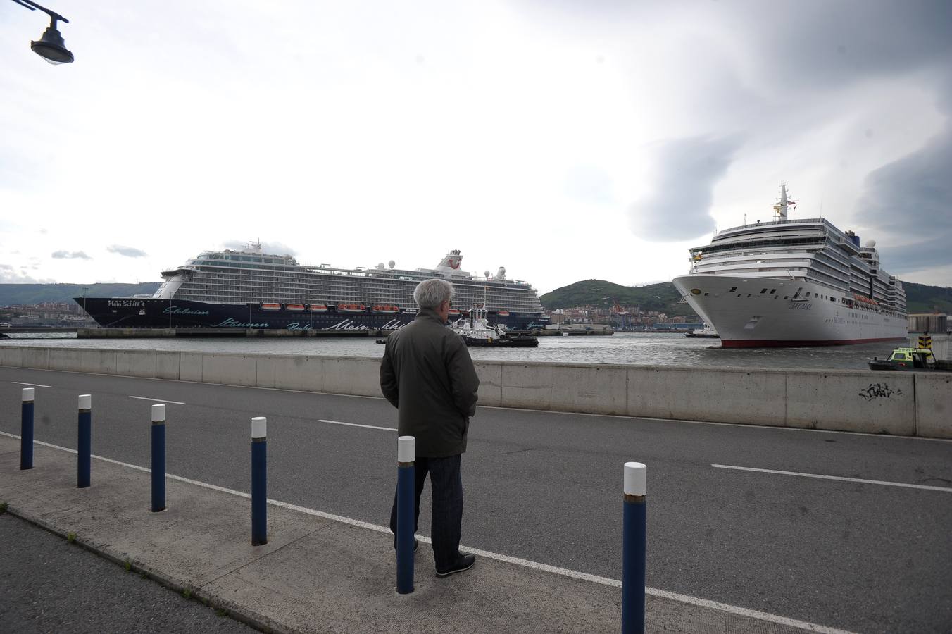 Cerca de 5.000 cruceristas llegan a Getxo