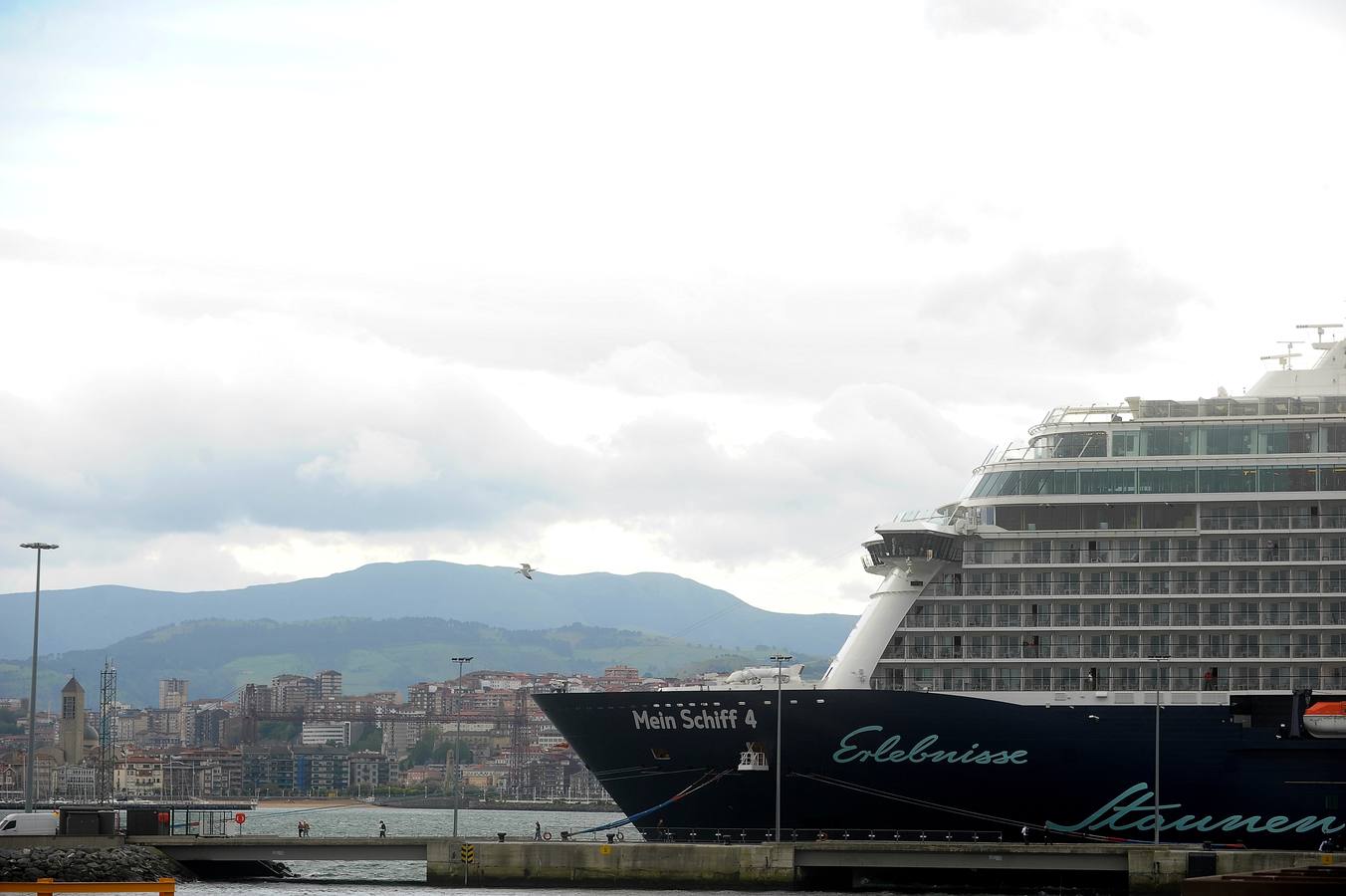 Cerca de 5.000 cruceristas llegan a Getxo